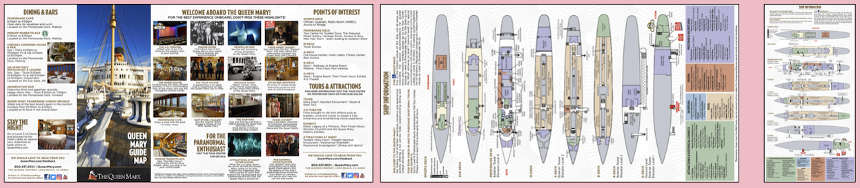 Queen Mary Guide Map